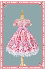 Infanta Little Strawberry Chef One Piece(4 Colours)